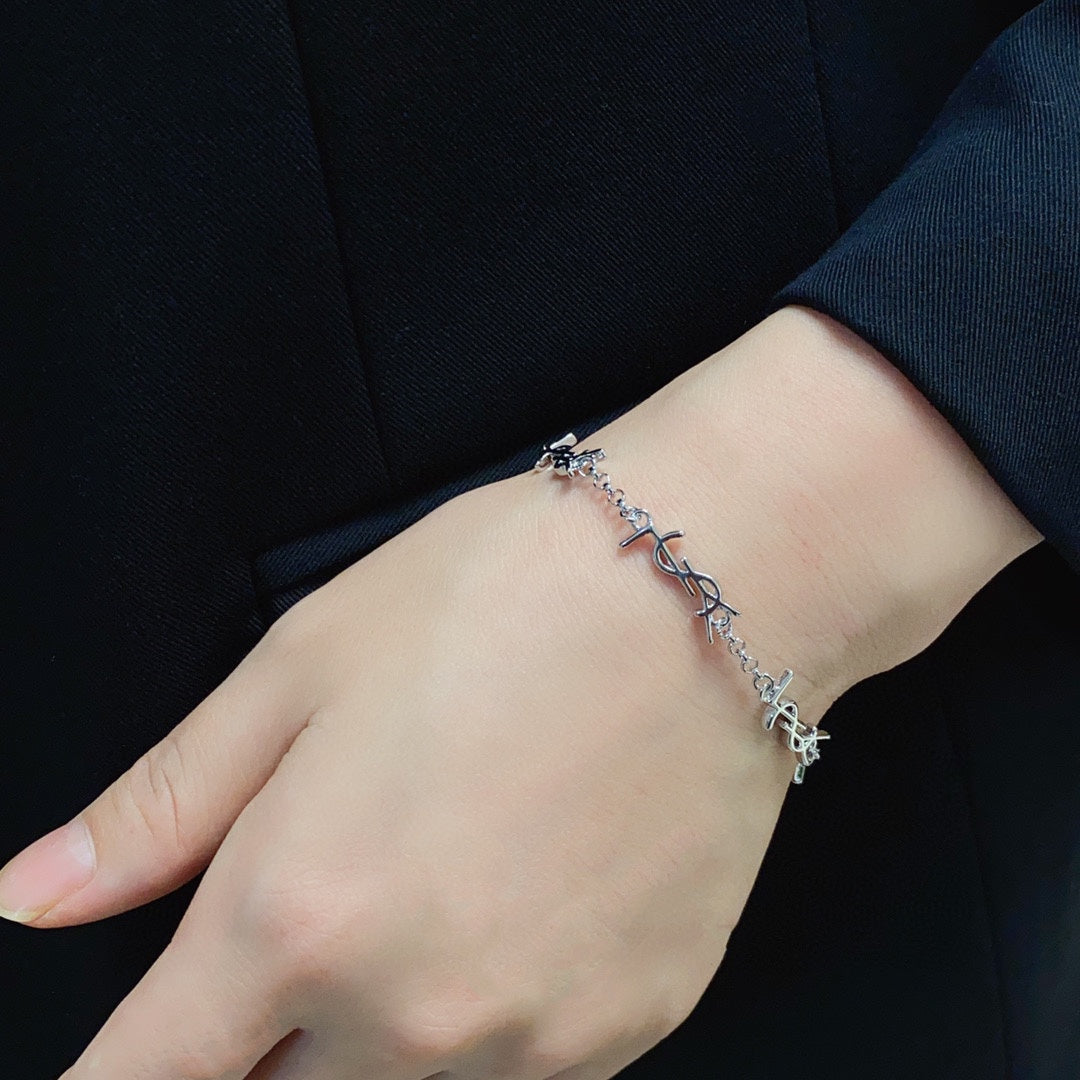 YSL Mini Cassan 18K Gold Bracelet