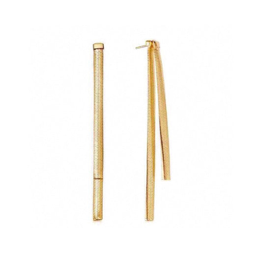 Celine Tassel 18K Gold Earrings