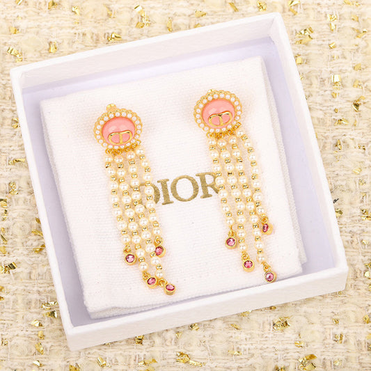 Dior Petit Tassel 18K Gold Earrings