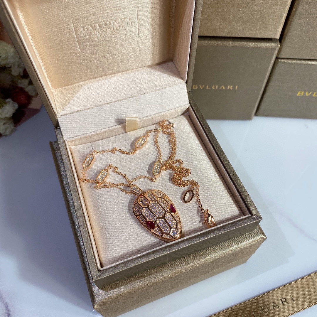 Bvlgari Serpenti 18K Gold Necklace
