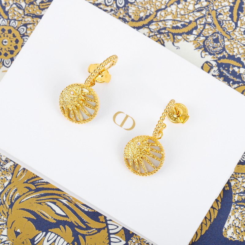 Dior ROSE CELESTE Gold 18K Gold Earrings
