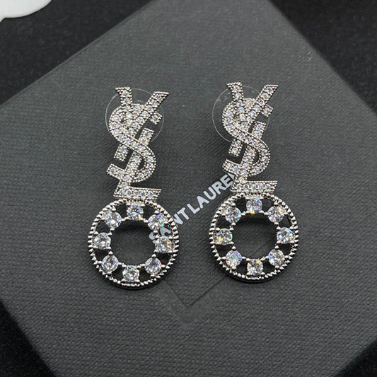 YSL Diamonds 18K Gold Earrings