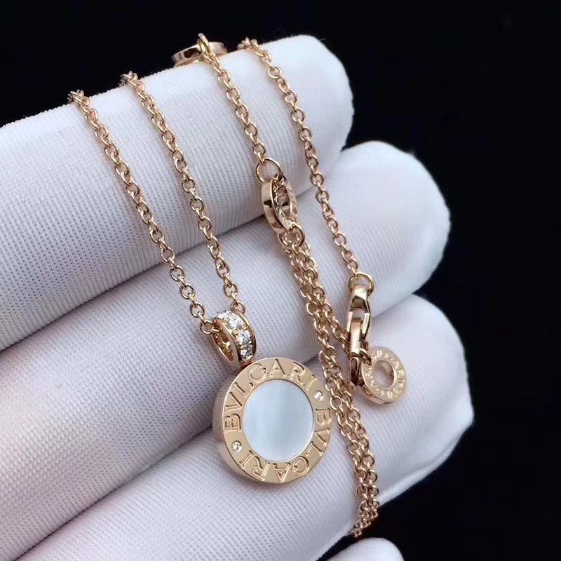 Bvlgari White Ceramic 18K Gold Necklace