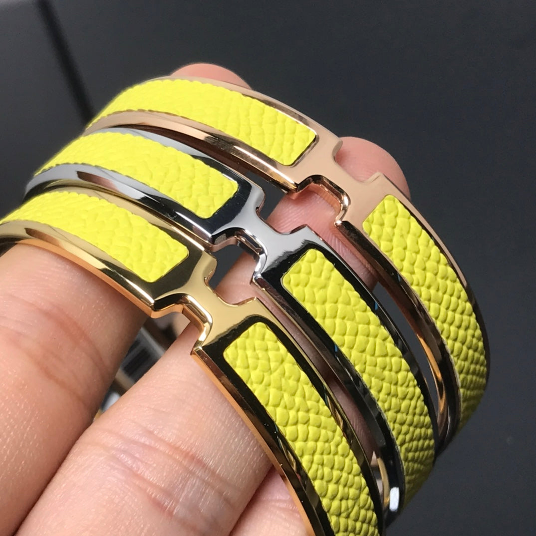 Hermes Olympe Yellow 18K Gold Bracelet