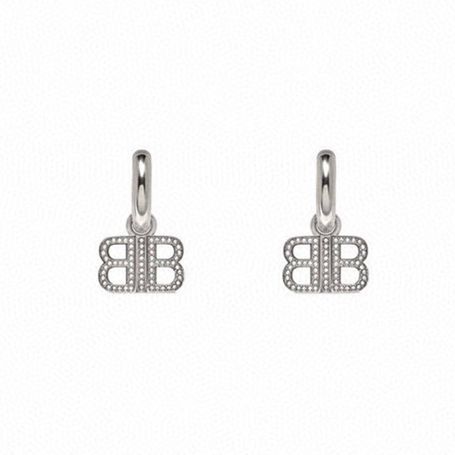 Balenciaga Pendant 18K Gold Earrings