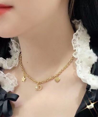 Dior 30 Montaigne Choker 18K Gold Necklace