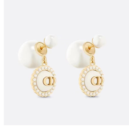 Dior Pearls 18K Gold Earrings