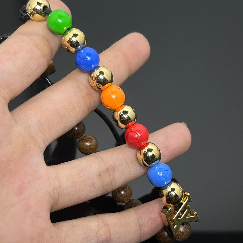 Louis Vuitton Surfin' Beads 18K Gold Bracelet