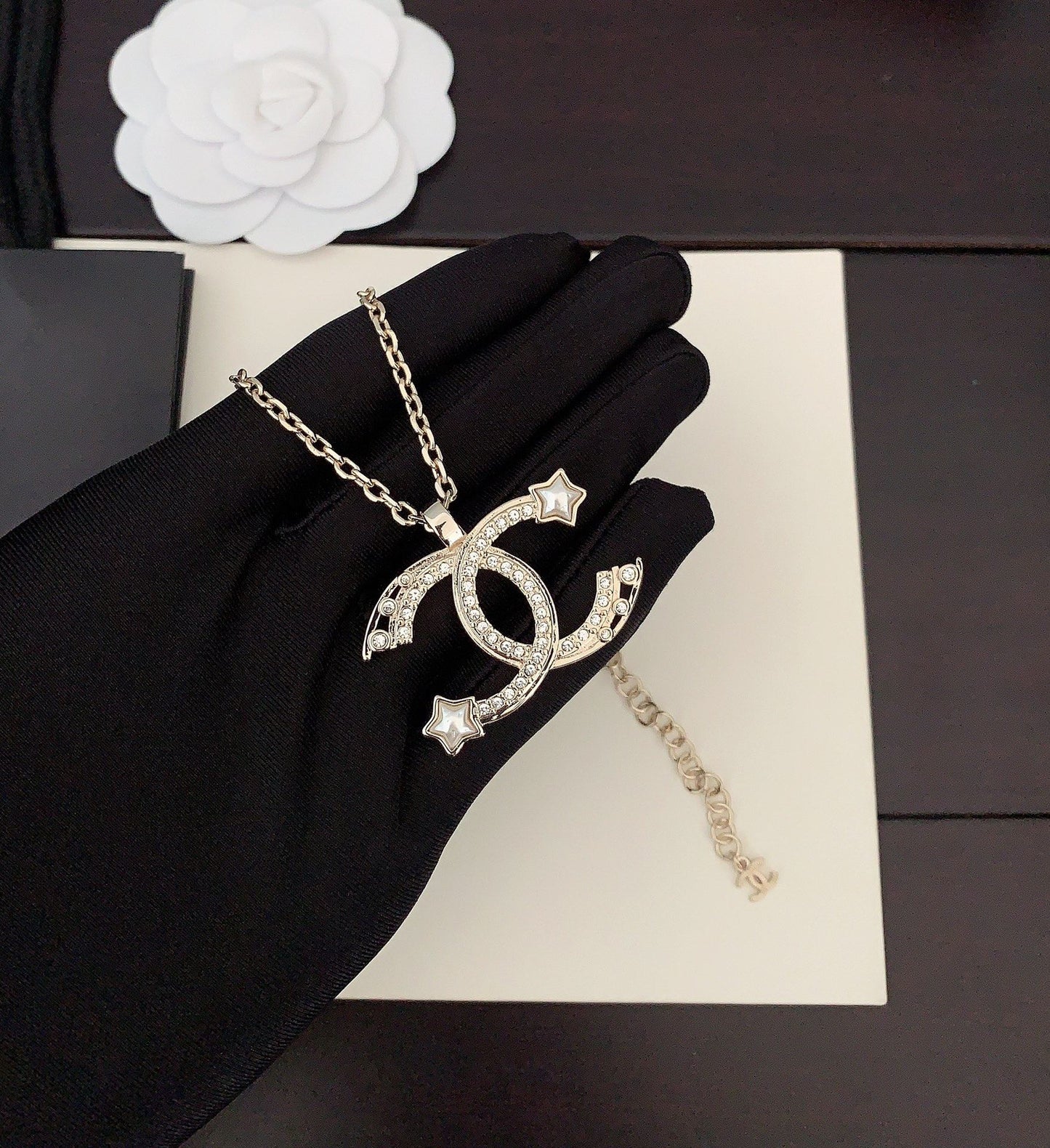 Chanel Star Choker 18K Gold Necklace