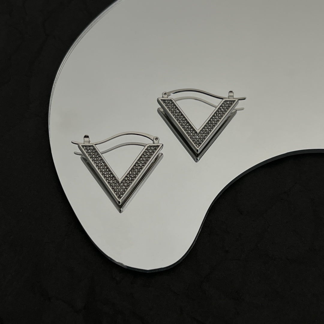 Valentino Diamonds 18K Gold Earrings
