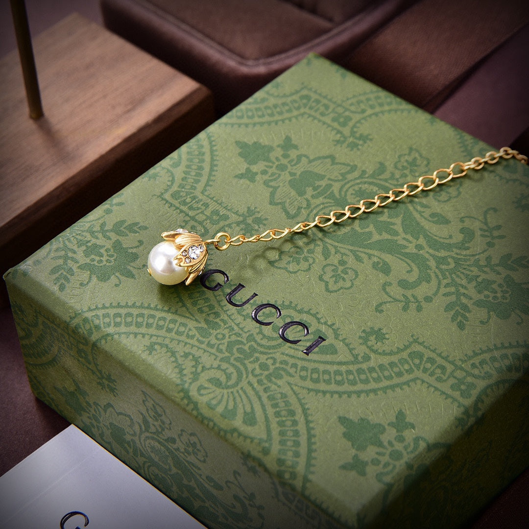 Gucci Double Fashion Show Chain 18K Gold Necklace