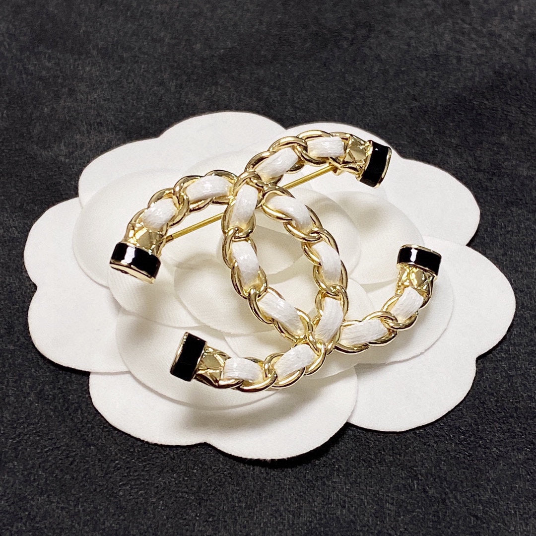 Chanel Pearl 18K Gold Brooch