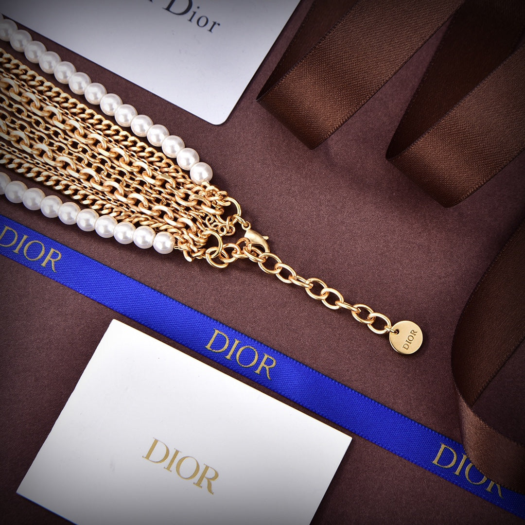 Dior Tassel 18K Gold Necklace