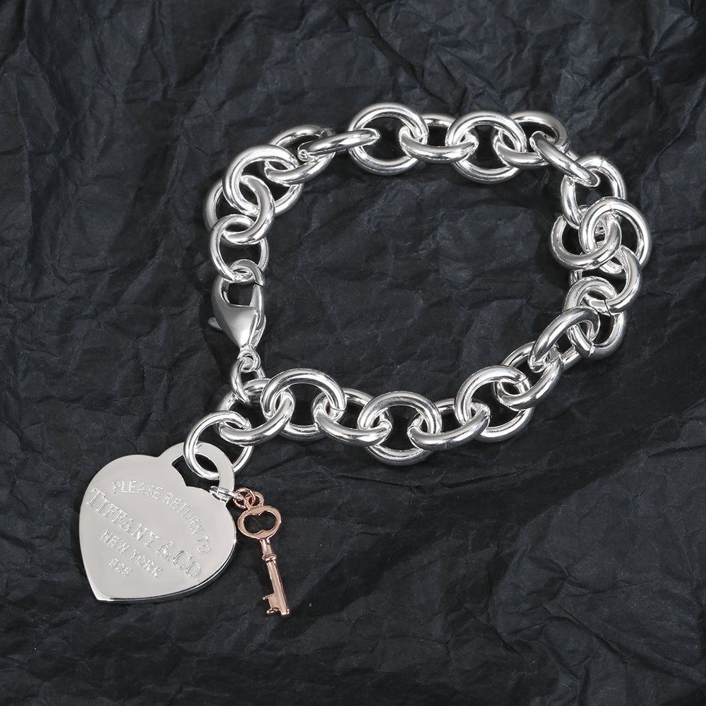 Tiffany Heart Tag 18K Gold Bracelet