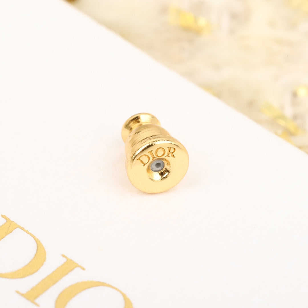 Dior Petit Tassel 18K Gold Earrings