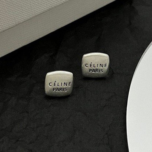 Celine 18K White Gold Earrings
