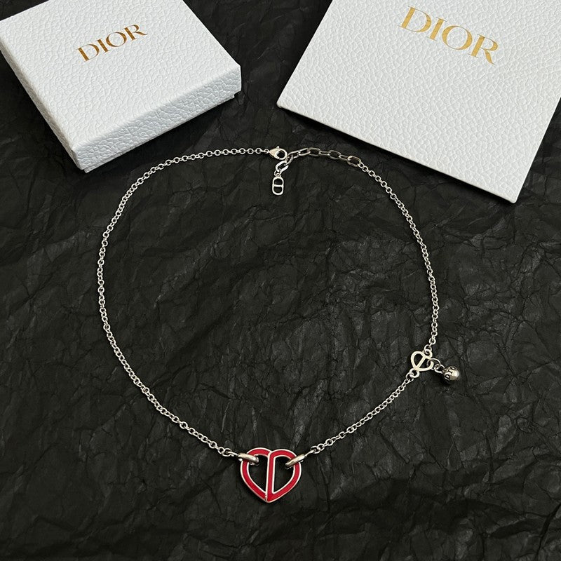 Dior Heart 18K Gold Necklace