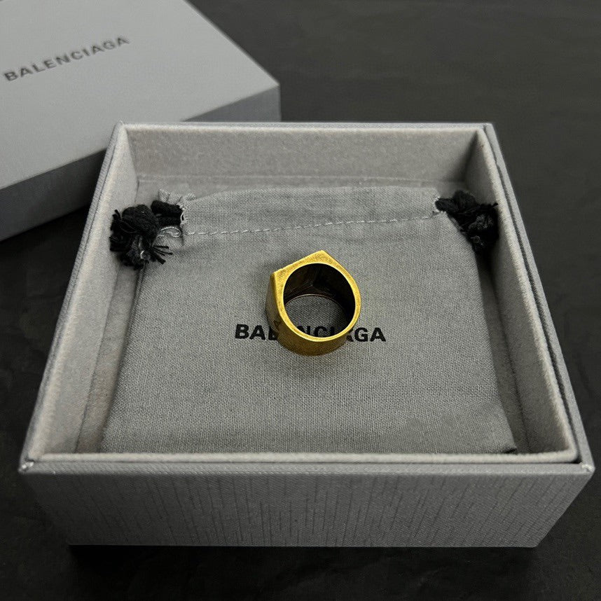 Balenciaga 18K Gold Ring