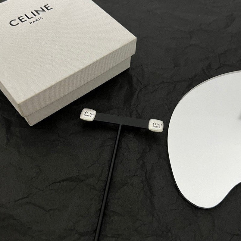 Celine 18K White Gold Earrings