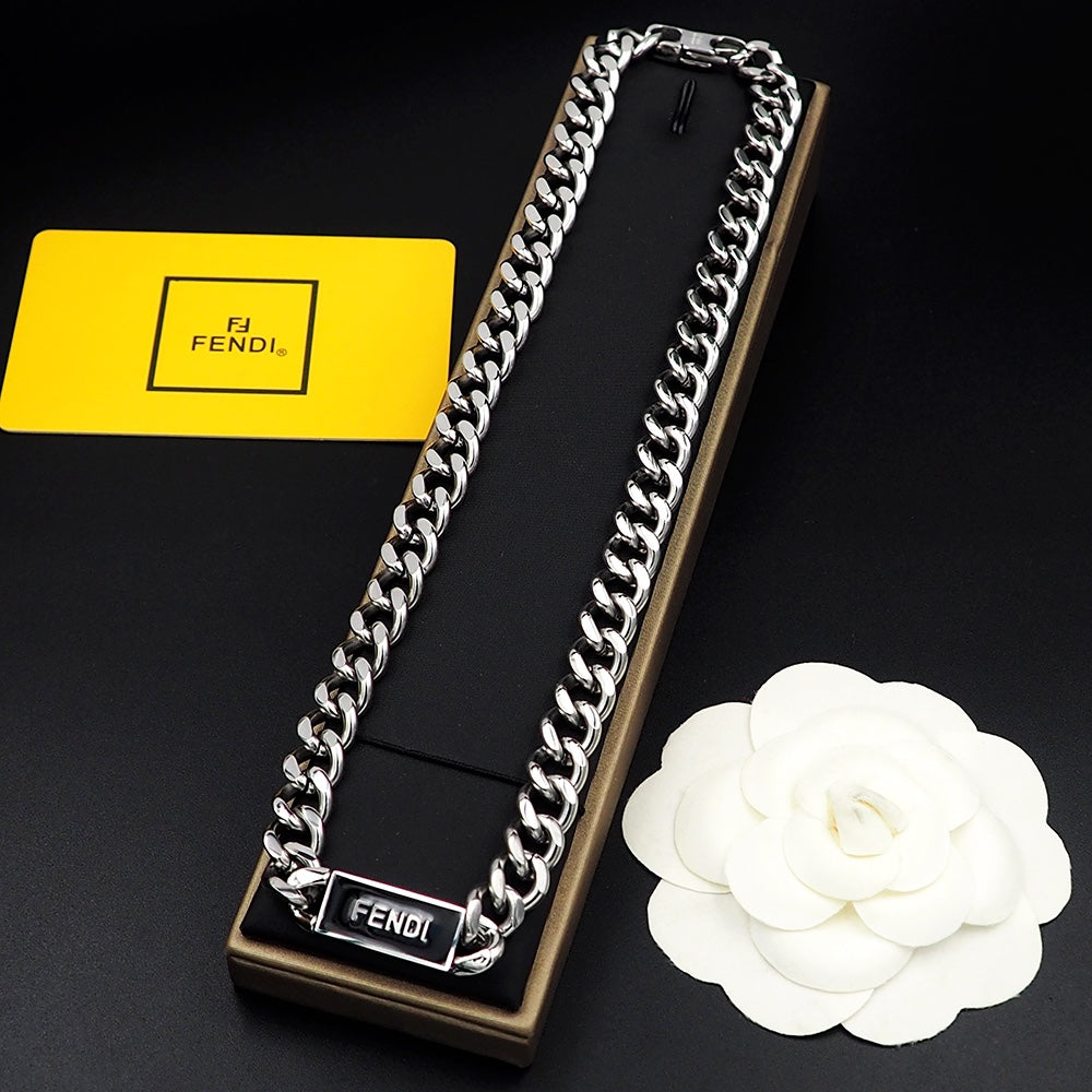 Fendi Chain 18K Gold Necklace
