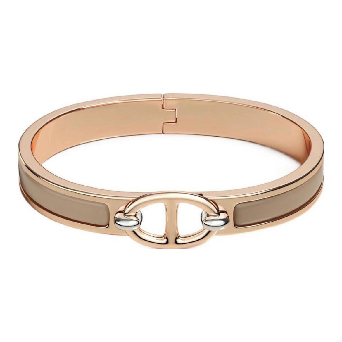 Hermes Mini Clic Chaine D'ancre 18K Gold Bracelet