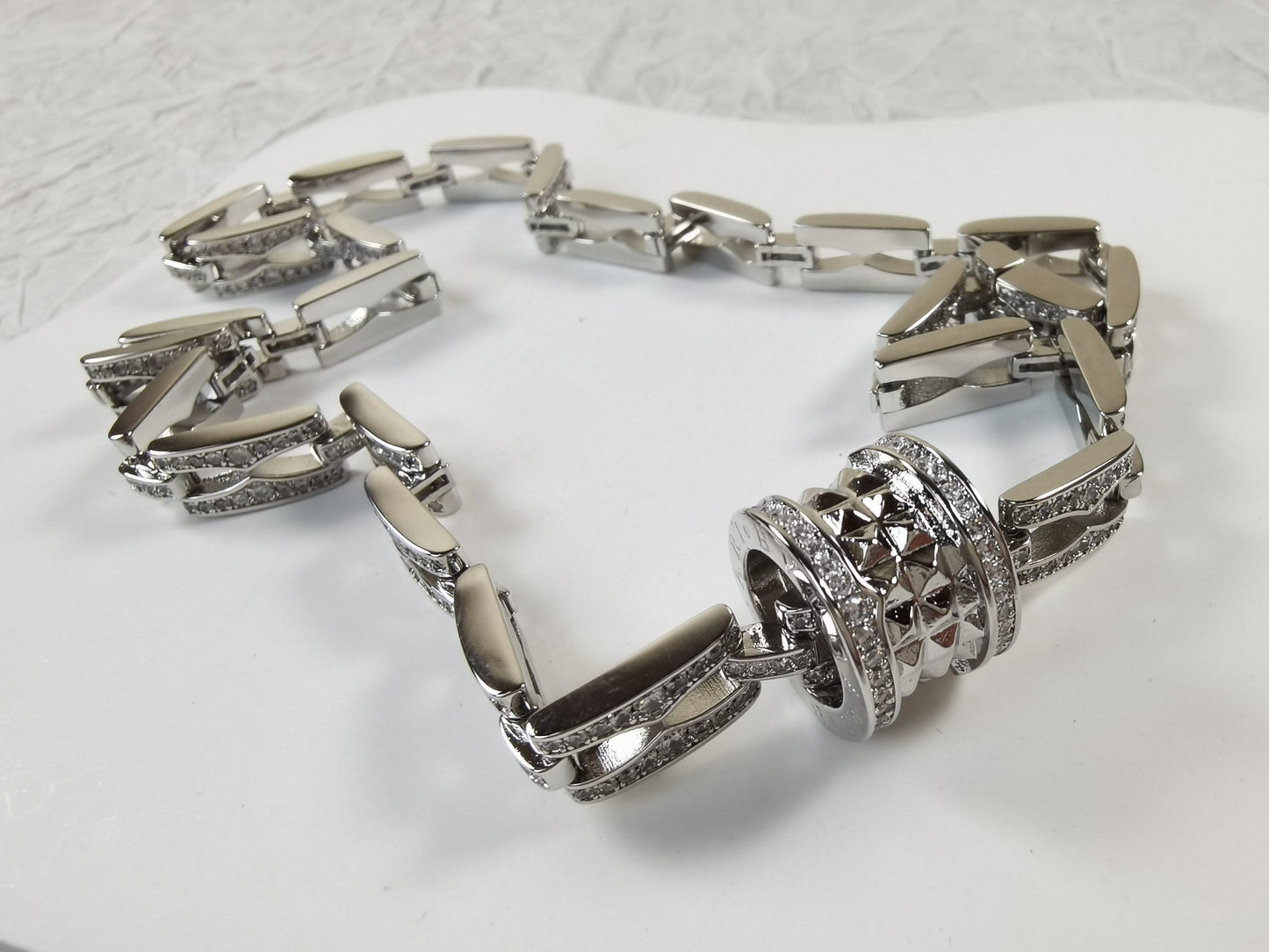 B.zero1 Diamonds Chain Link 18K Gold Necklace