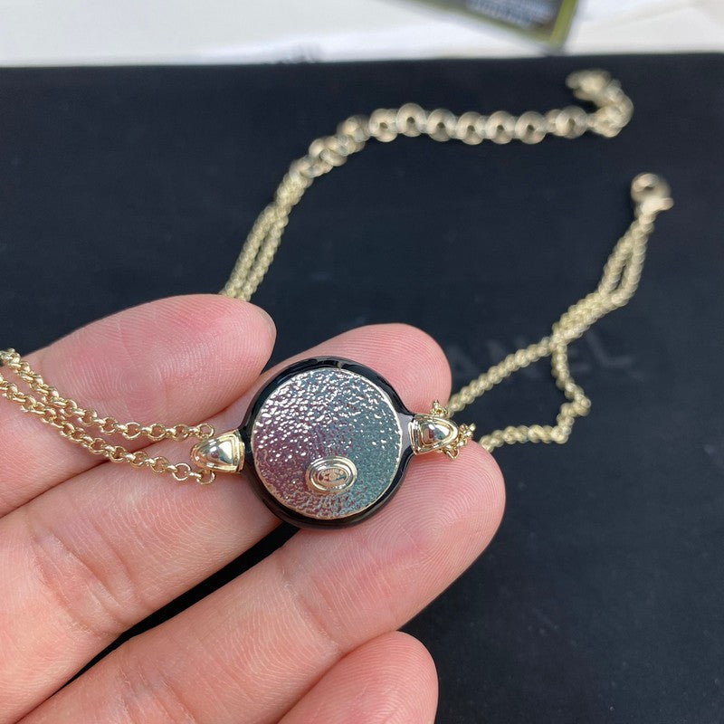 Chanel Chain Choker 18K Gold Necklace