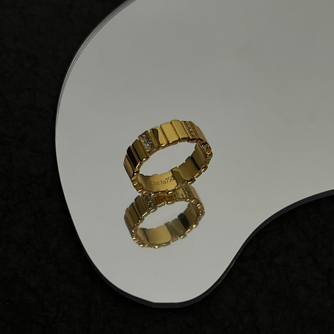 Dior Gem Diamond 18K Gold Ring