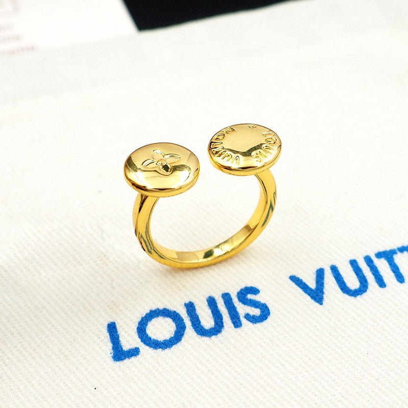 Louis Vuitton Studs 18K Gold Ring