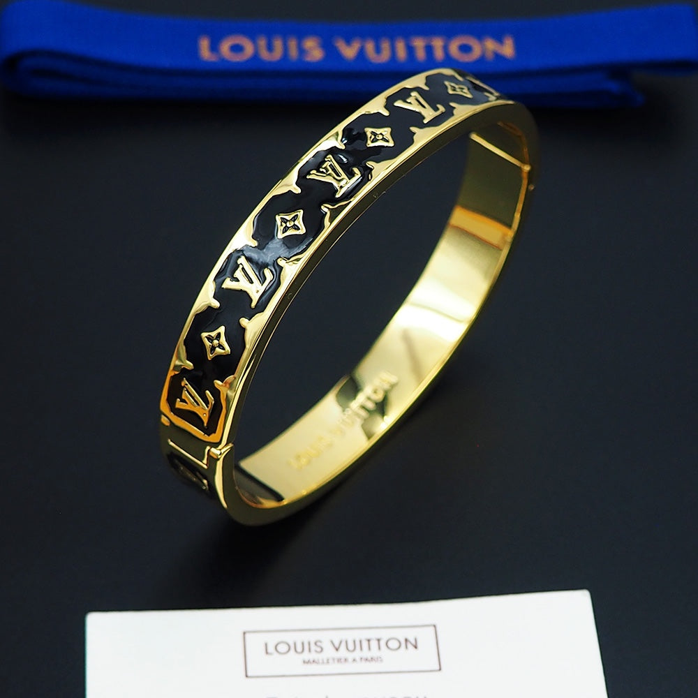 Louis Vuitton Color Monogram 18K Gold Bracelet