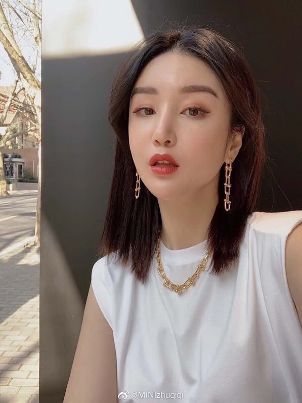 Tiffany HardWear Graduated Link 18K Gold Earrings