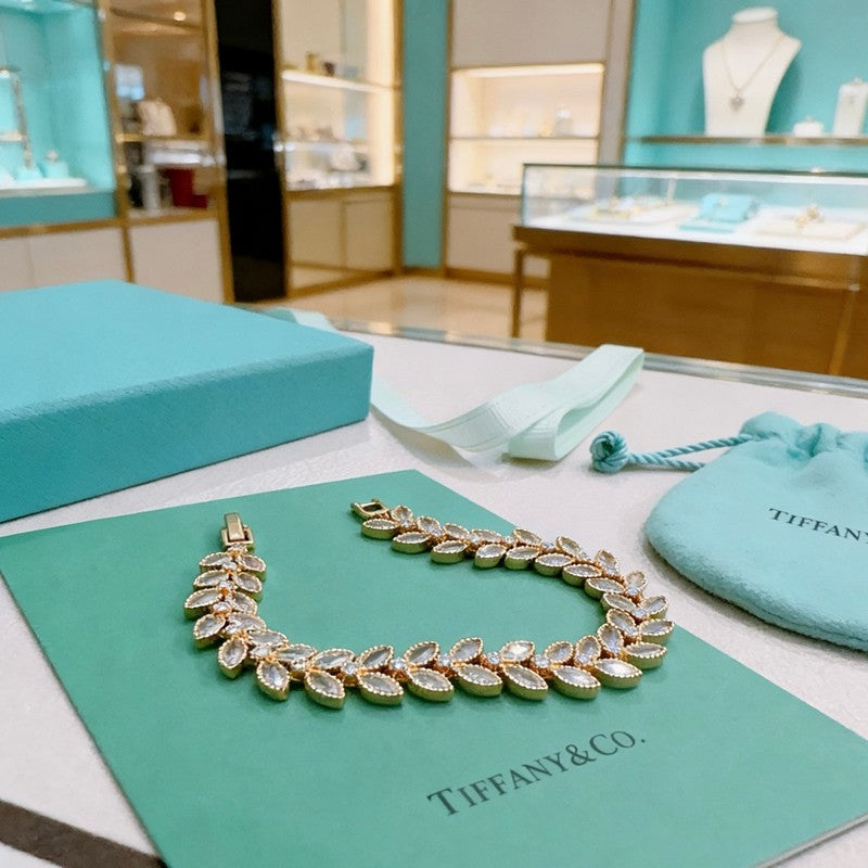 Tiffany Return to Crystal 18K Rose Gold Bracelet
