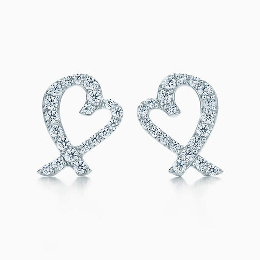 Tiffany Diamond 18K Gold Earrings